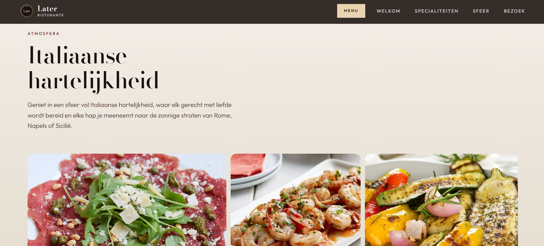 Ristorante Later screenshot